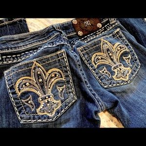 Miss me bootcut jeans 25 waist 33 inseam